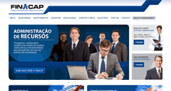 Desktop Screenshot of finacap.com.br