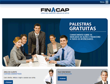 Tablet Screenshot of finacap.com.br